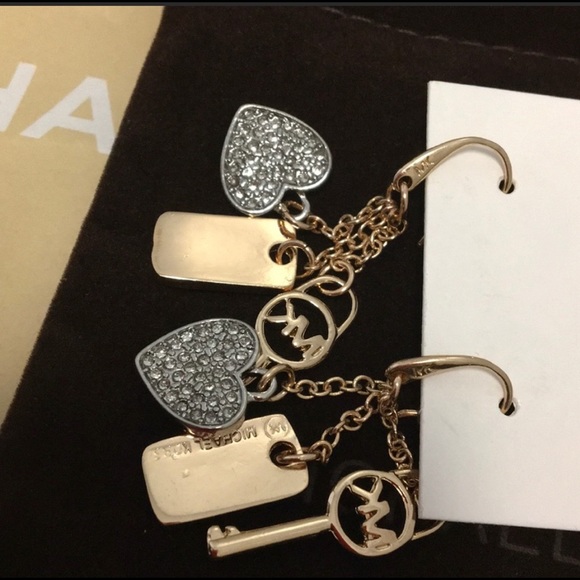 COPY - Michael Kors charm drop earrings - Picture 5 of 5